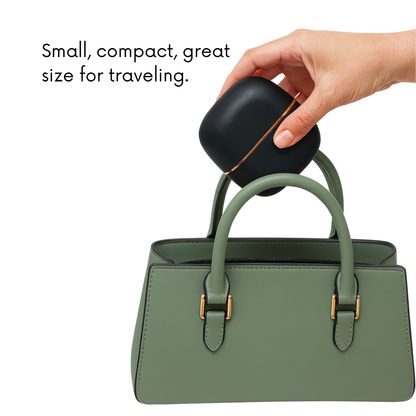Glam Go Mini Wireless Hair Straightener Comb - Portable Travel Styler