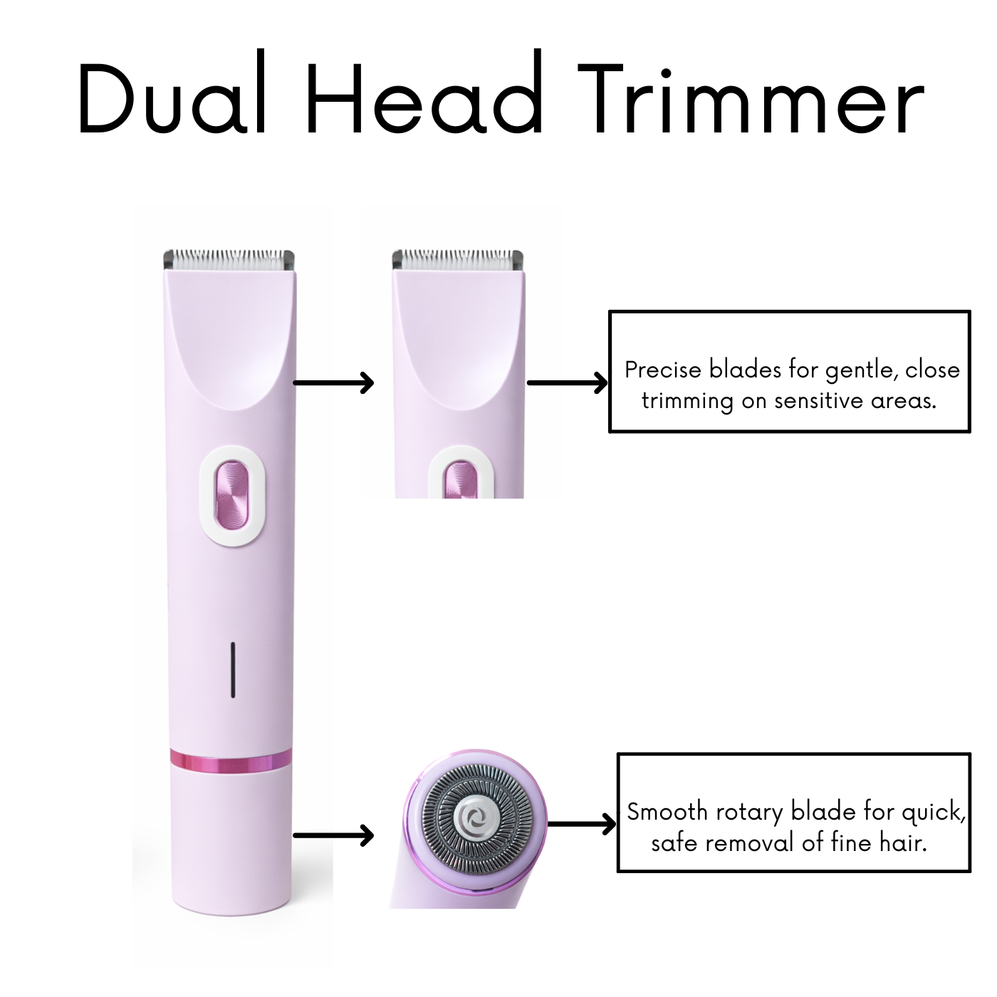 Glam Go Dual-Head Shaver